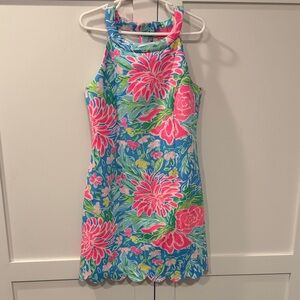 Lily Pulitzer Floral Kids Dress - Blue and Pink